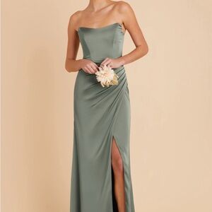 Birdy Grey Strapless Sage Dress